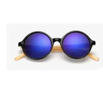 Óculos de sol de bambu|Novos produtos de moda, homens e mulheres, vintage, retro óculos de sol óculos de madeira, moldura de madeira feitos à mão rodada 1527